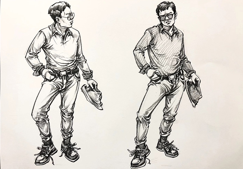 人(rén)物(wù)速寫