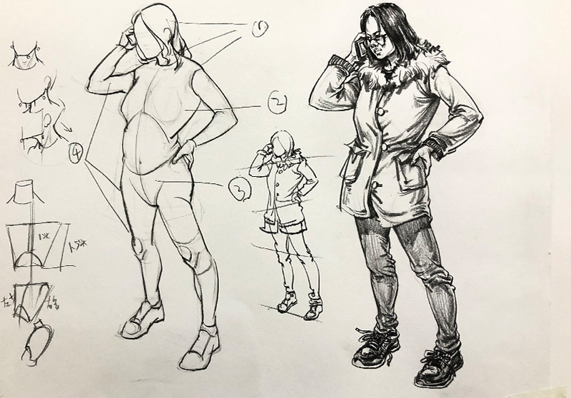 人(rén)物(wù)速寫