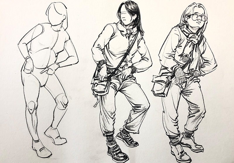 人(rén)物(wù)速寫