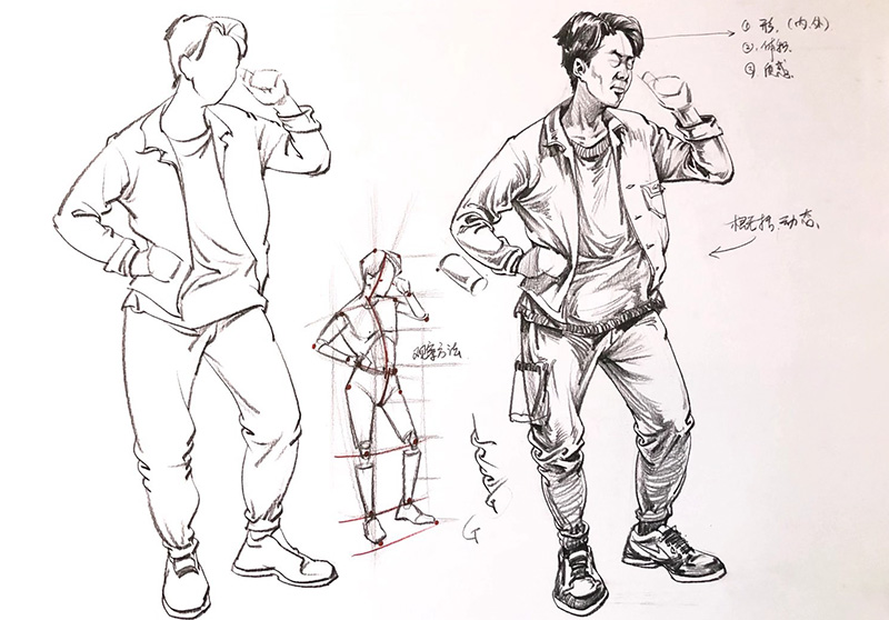張店(diàn)畫室：人(rén)物(wù)速寫中快速捕捉人(rén)物(wù)特征